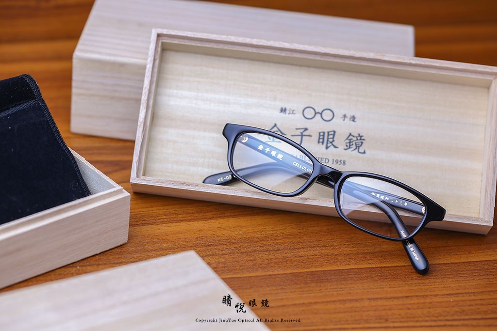 睛悦眼鏡,金子眼鏡,kaneko,KC02,BK,手工眼鏡,日本手工眼鏡