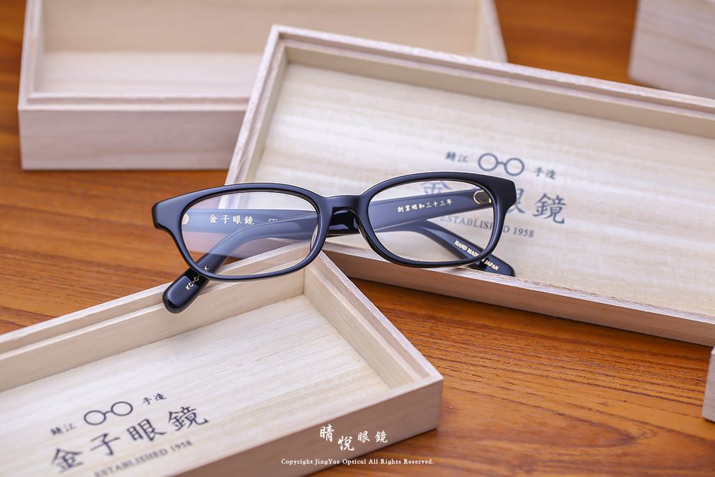 睛悦眼鏡,金子眼鏡,kaneko,手工眼鏡,日本手工眼鏡,賽璐珞,Celluloid,KC 04 BK	