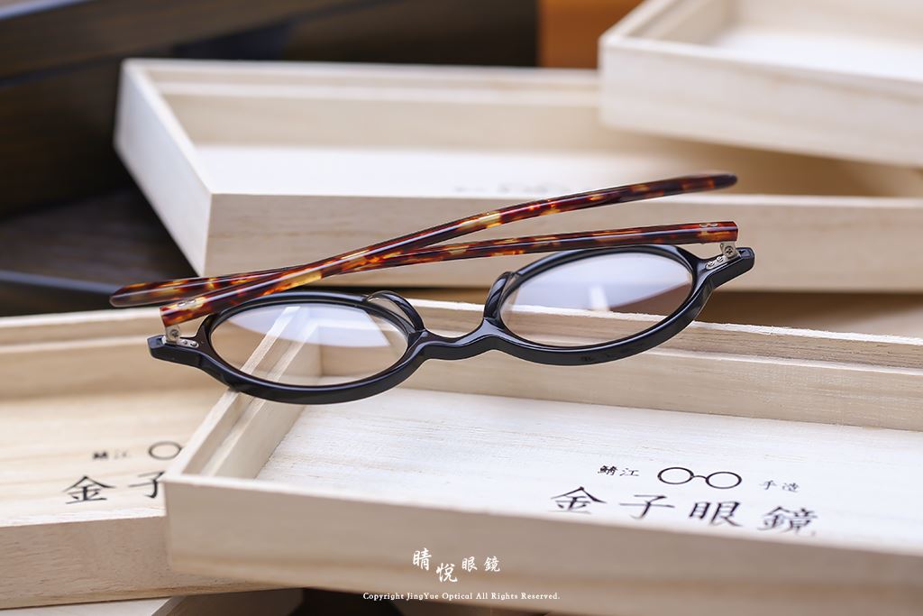 睛悦眼鏡,金子眼鏡,kaneko,KC13,BK,手工眼鏡,日本手工眼鏡,賽璐珞,Celluloid