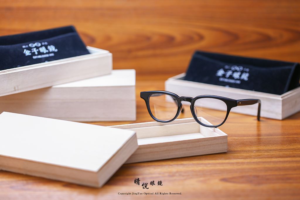 睛悦眼鏡,金子眼鏡,kaneko,KC18,BK,手工眼鏡,日本手工眼鏡,賽璐珞,Celluloid