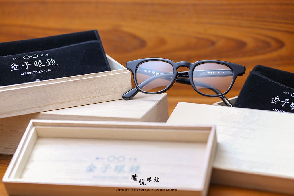 睛悦眼鏡,金子眼鏡,kaneko,KC18,BK,手工眼鏡,日本手工眼鏡,賽璐珞,Celluloid