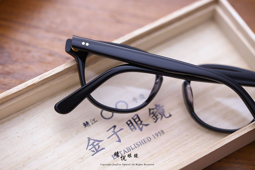 睛悦眼鏡,金子眼鏡,kaneko,KC18,BK,手工眼鏡,日本手工眼鏡,賽璐珞,Celluloid