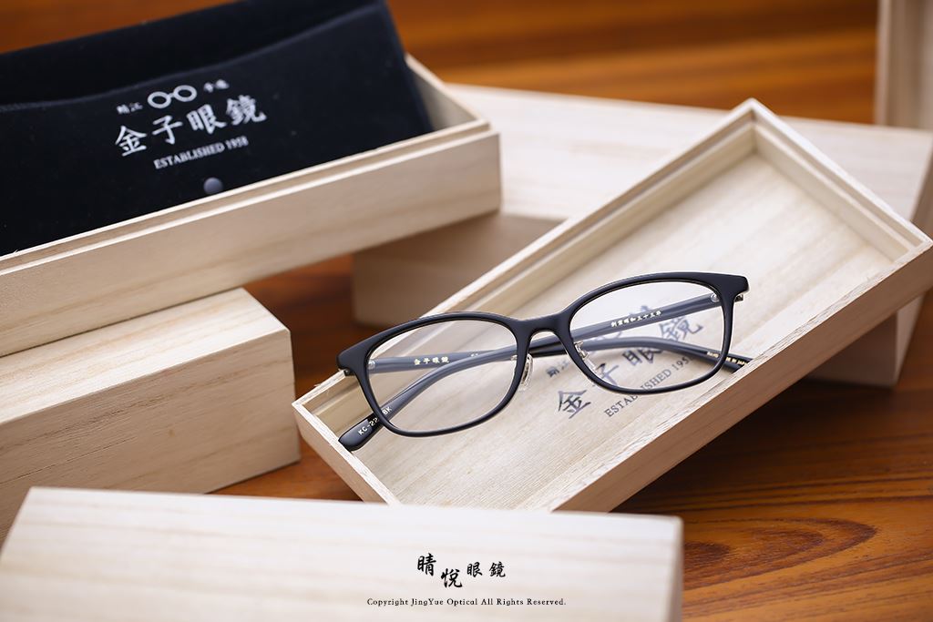 睛悦眼鏡,金子眼鏡,kaneko,KC22R,BK,手工眼鏡,日本手工眼鏡,賽璐珞,Celluloid