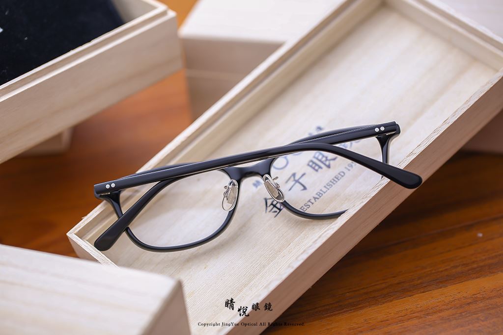 睛悦眼鏡,金子眼鏡,kaneko,KC22R,BK,手工眼鏡,日本手工眼鏡,賽璐珞,Celluloid