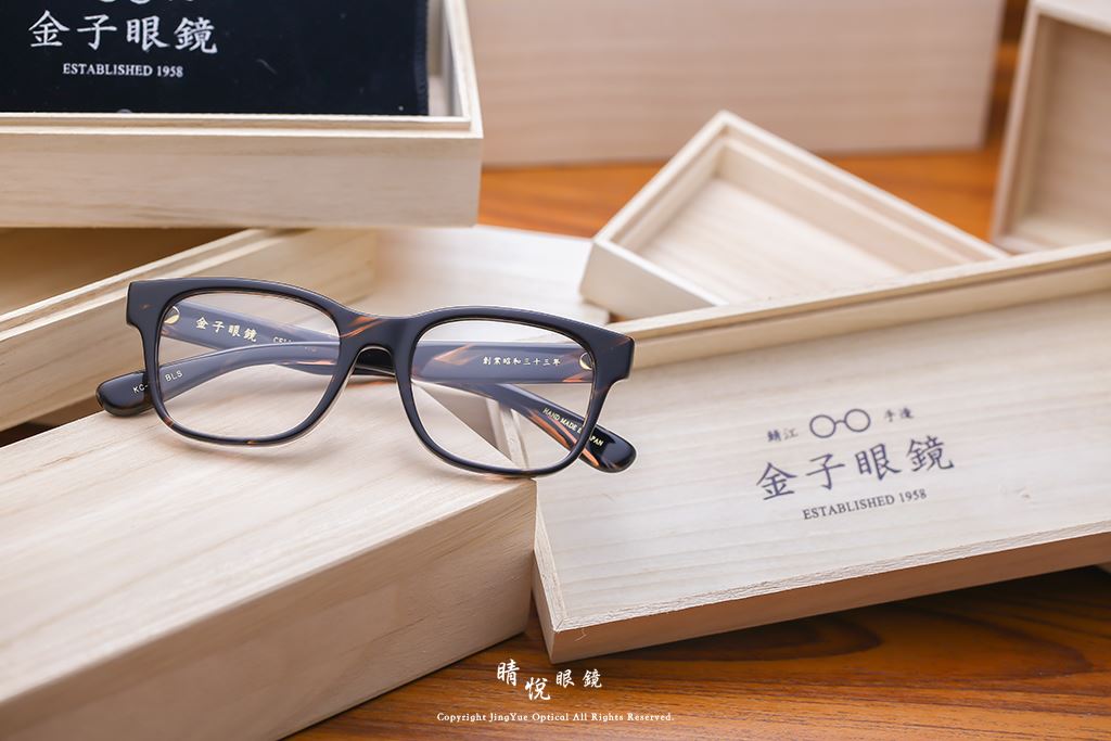 睛悦眼鏡,金子眼鏡,kaneko,KC23,BLS,手工眼鏡,日本手工眼鏡,賽璐珞,Celluloid