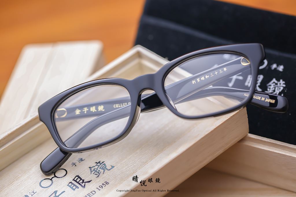 睛悦眼鏡,金子眼鏡,kaneko,KC36,BK,手工眼鏡,日本手工眼鏡,賽璐珞,Celluloid