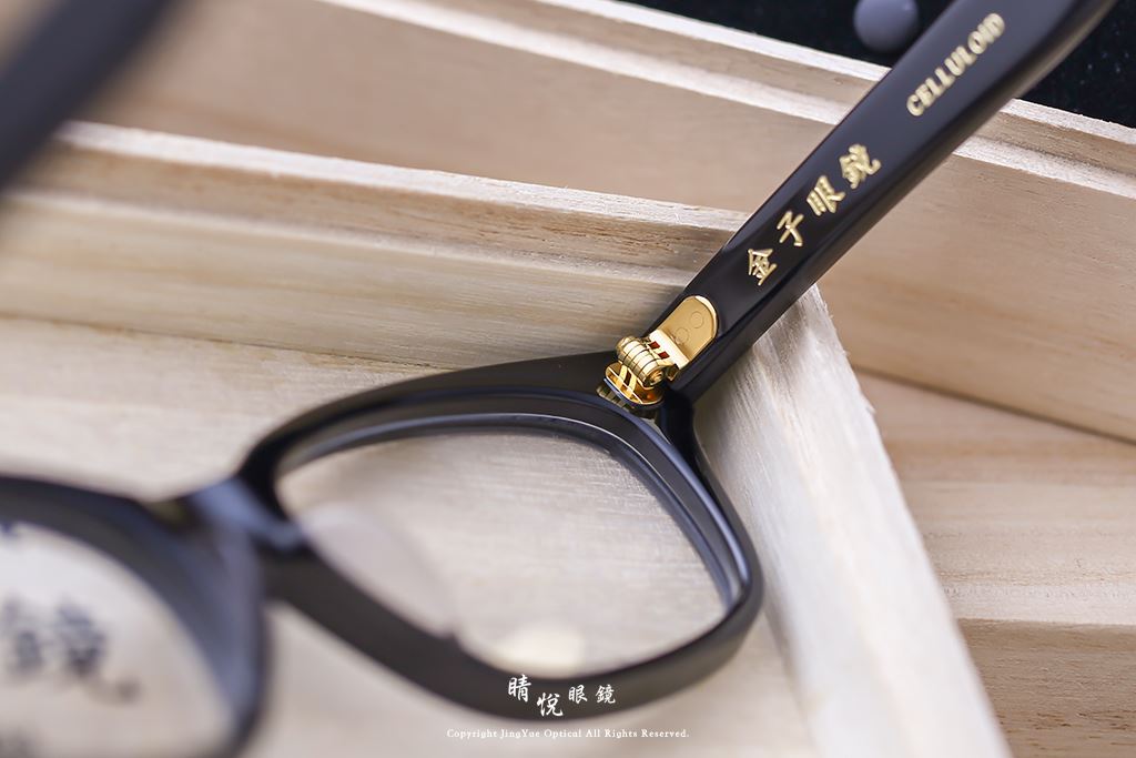 睛悦眼鏡,金子眼鏡,kaneko,KC36,BK,手工眼鏡,日本手工眼鏡,賽璐珞,Celluloid