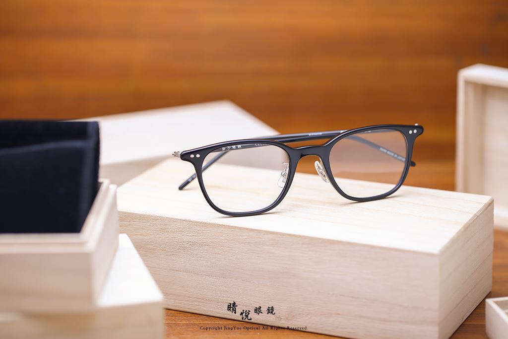 睛悦眼鏡,金子眼鏡,kaneko,手工眼鏡,日本手工眼鏡,賽璐珞,Celluloid,KC38,BK