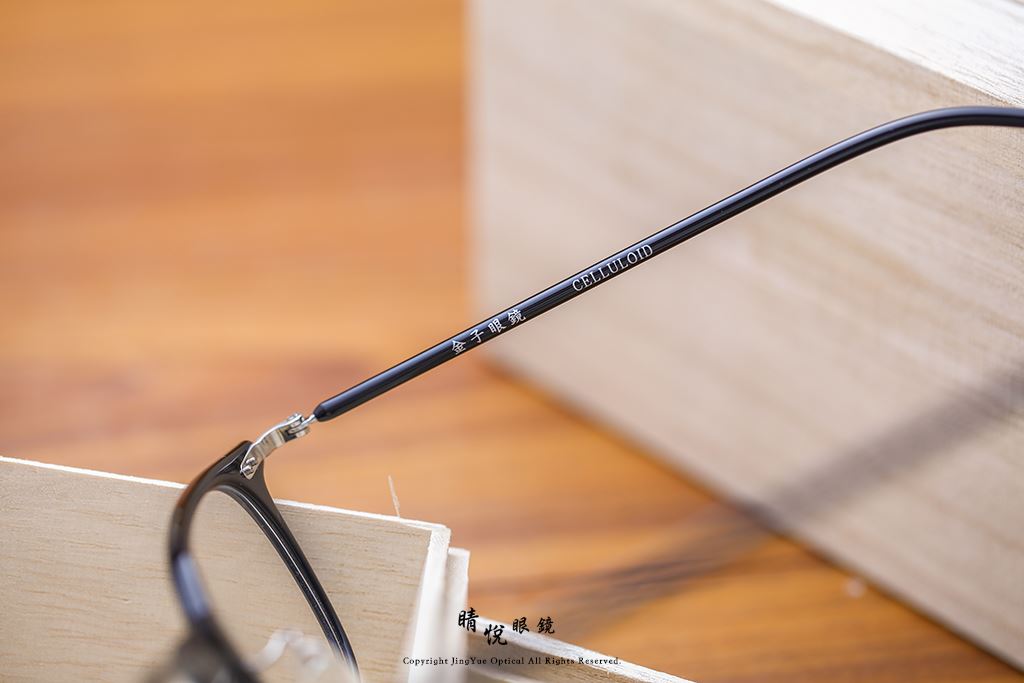 睛悦眼鏡,金子眼鏡,kaneko,手工眼鏡,日本手工眼鏡,賽璐珞,Celluloid,KC38,BK