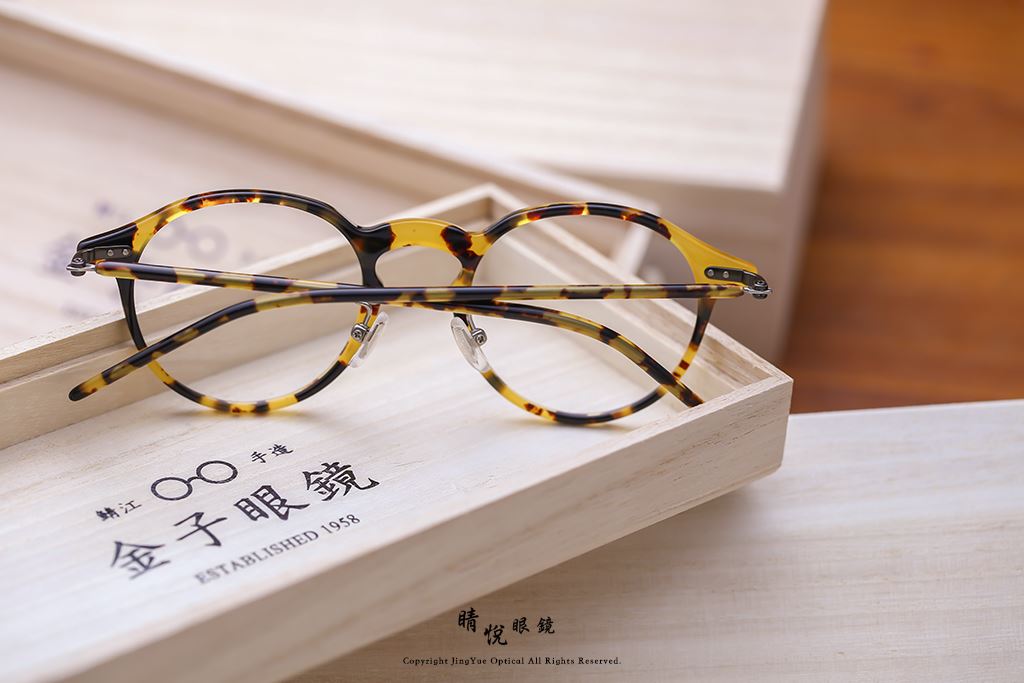 睛悦眼鏡,金子眼鏡,kaneko,手工眼鏡,日本手工眼鏡,賽璐珞,Celluloid,KC39,YLDE