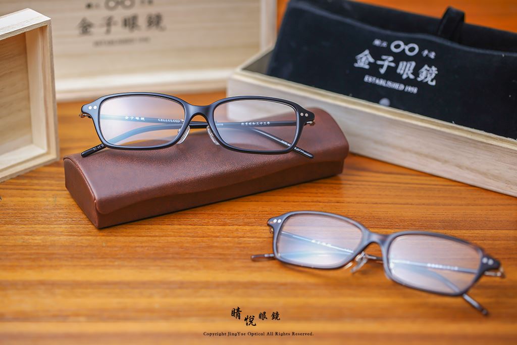 睛悦眼鏡,金子眼鏡,kaneko,手工眼鏡,日本手工眼鏡,賽璐珞,Celluloid,KC44,BK