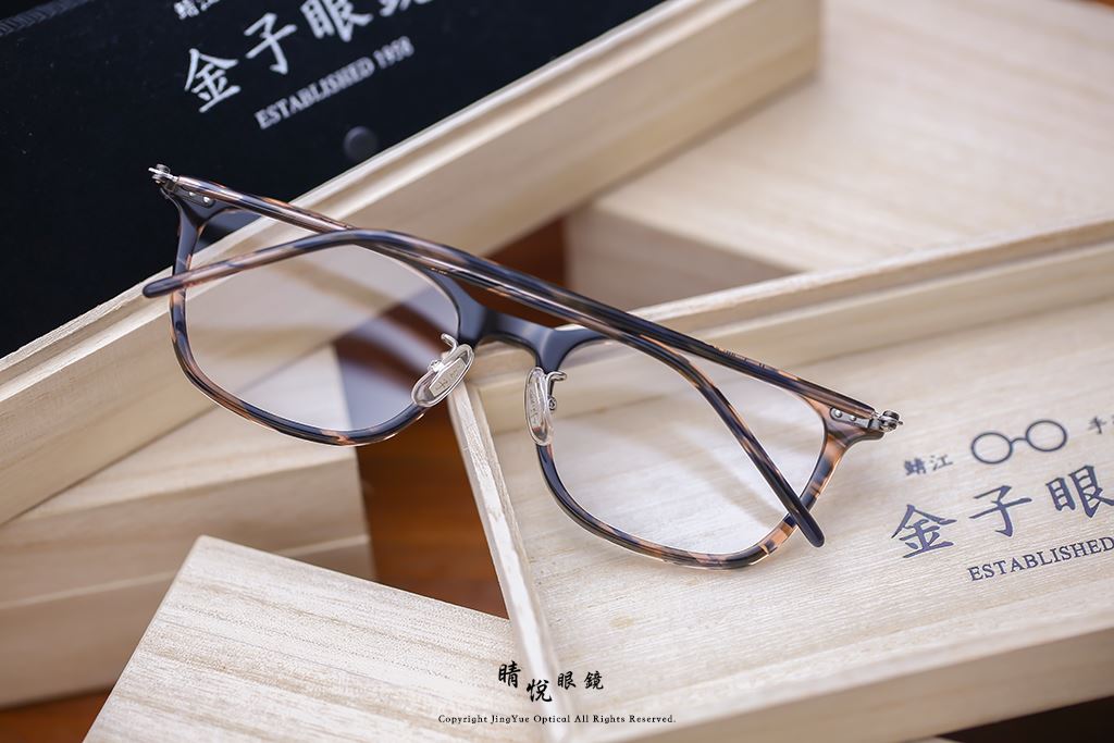 睛悦眼鏡,金子眼鏡,kaneko,手工眼鏡,日本手工眼鏡,賽璐珞,Celluloid,KC49,BLS