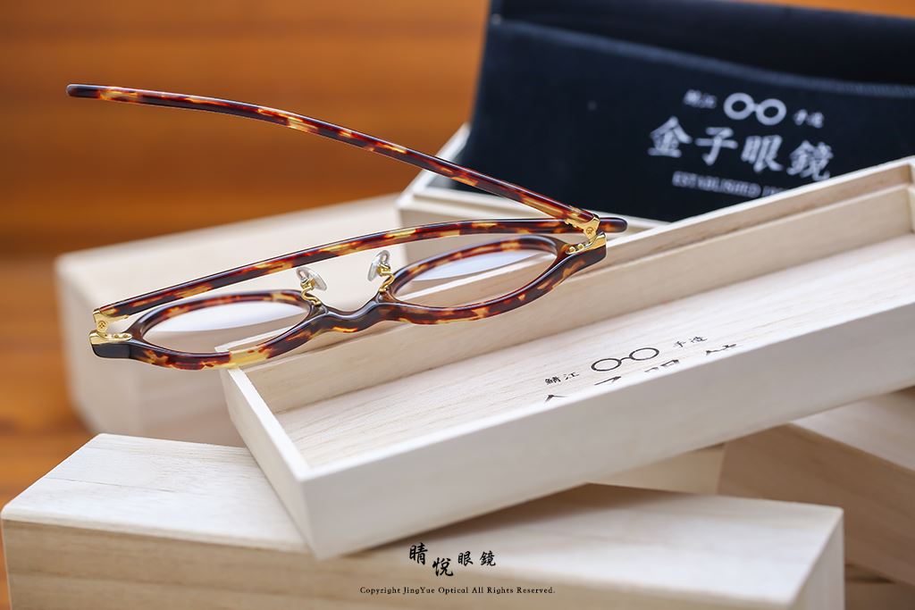 睛悦眼鏡,金子眼鏡,kaneko,手工眼鏡,日本手工眼鏡,賽璐珞,Celluloid,KC53,DEMI
