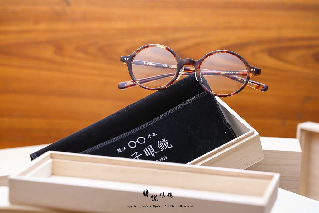 睛悦眼鏡,金子眼鏡,kaneko,手工眼鏡,日本手工眼鏡,賽璐珞,Celluloid,KC53,DEMI