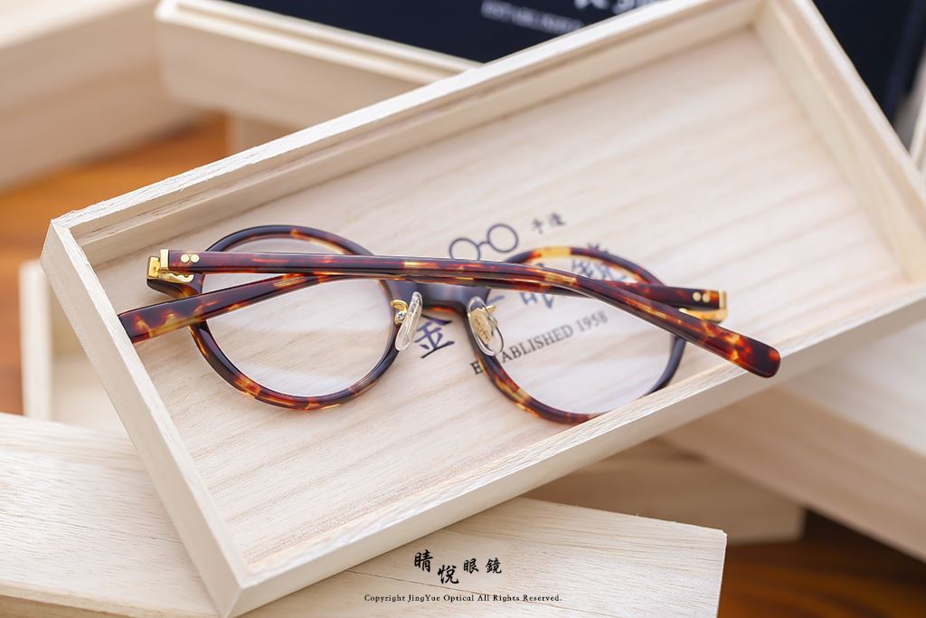 睛悦眼鏡,金子眼鏡,kaneko,手工眼鏡,日本手工眼鏡,賽璐珞,Celluloid,KC53,DEMI