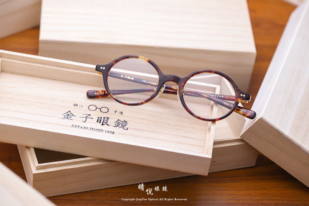 睛悦眼鏡,金子眼鏡,kaneko,手工眼鏡,日本手工眼鏡,賽璐珞,Celluloid,KC53,DEMI