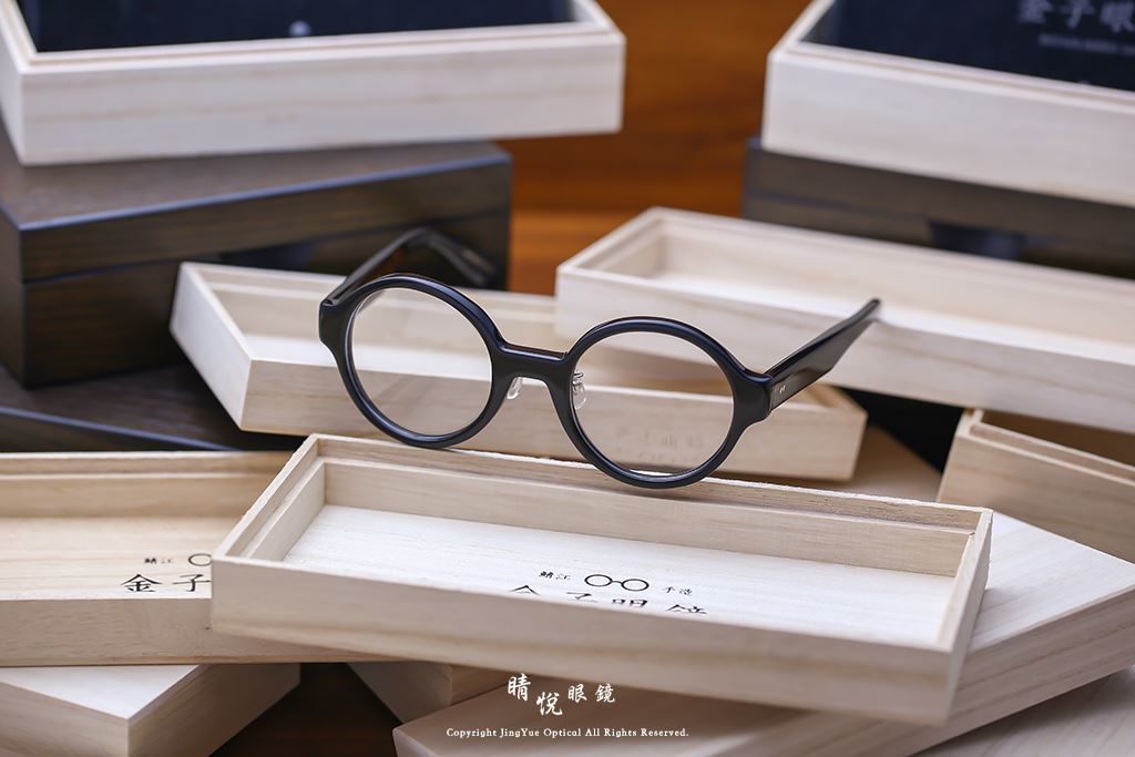 睛悦眼鏡,金子眼鏡,kaneko,手工眼鏡,日本手工眼鏡,賽璐珞,Celluloid,KC76,BK