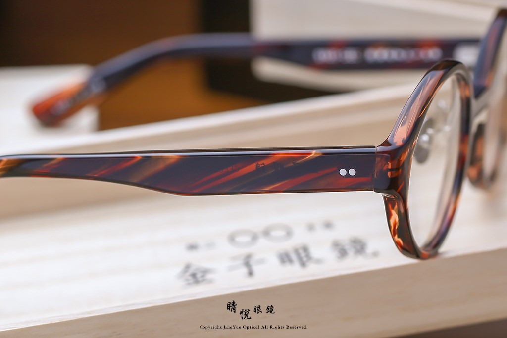 睛悦眼鏡,金子眼鏡,kaneko,手工眼鏡,日本手工眼鏡,925銀飾,賽璐珞,Celluloid,KCP12,RDS