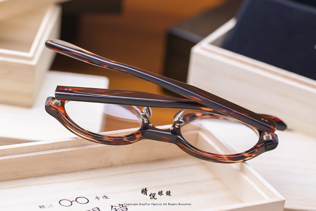 睛悦眼鏡,金子眼鏡,kaneko,手工眼鏡,日本手工眼鏡,925銀飾,賽璐珞,Celluloid,KCP12,RDS