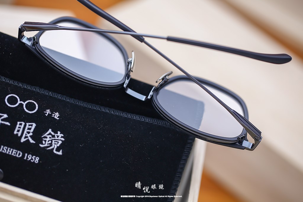 睛悦眼鏡,金子眼鏡,kaneko,手工眼鏡,日本手工眼鏡,KJ15,BKM