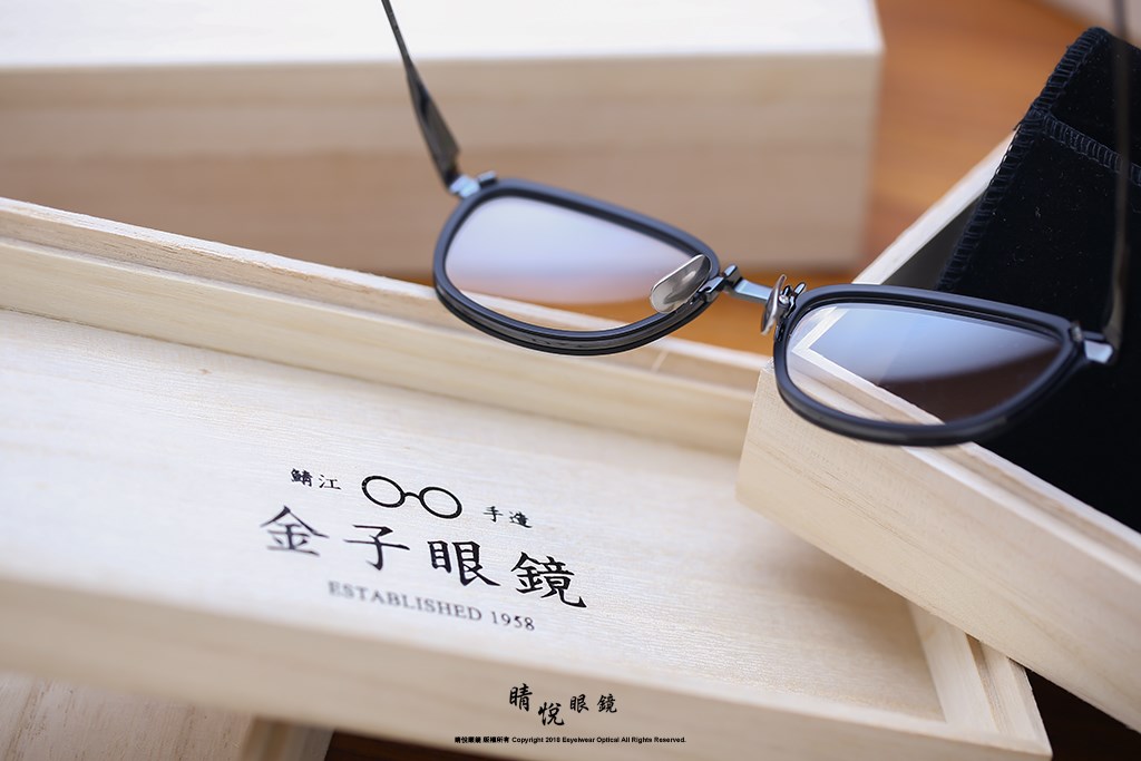 睛悦眼鏡,金子眼鏡,kaneko,手工眼鏡,日本手工眼鏡,KJ15,BKM