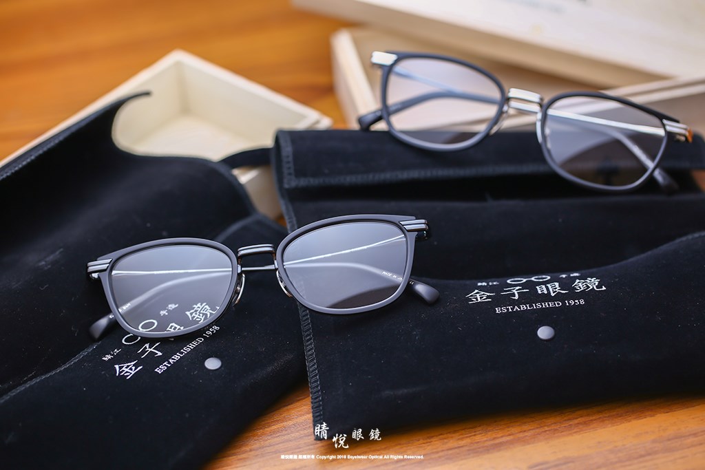 睛悦眼鏡,金子眼鏡,kaneko,手工眼鏡,日本手工眼鏡,KJ15,BKM