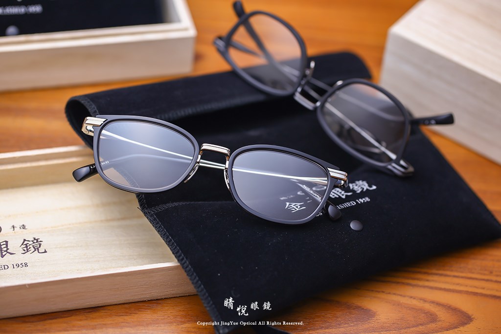 睛悦眼鏡,金子眼鏡,kaneko,手工眼鏡,日本手工眼鏡,KJ15,BKSI