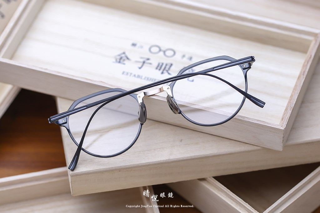 睛悦眼鏡,金子眼鏡,kaneko,手工眼鏡,日本手工眼鏡,KJ39,BKGP