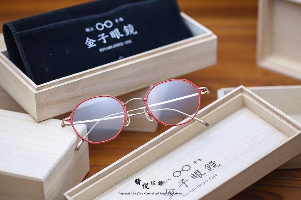 睛悦眼鏡,金子眼鏡,kaneko,手工眼鏡,日本手工眼鏡,KM14,RD