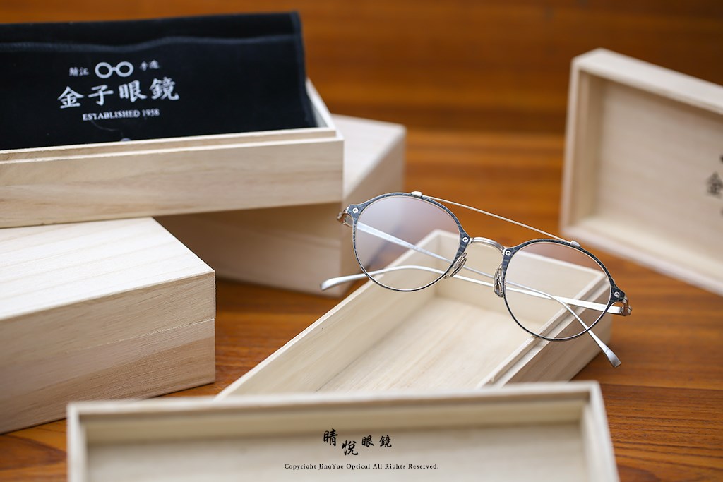 睛悦眼鏡,金子眼鏡,kaneko,手工眼鏡,日本手工眼鏡,KJ30,BKL