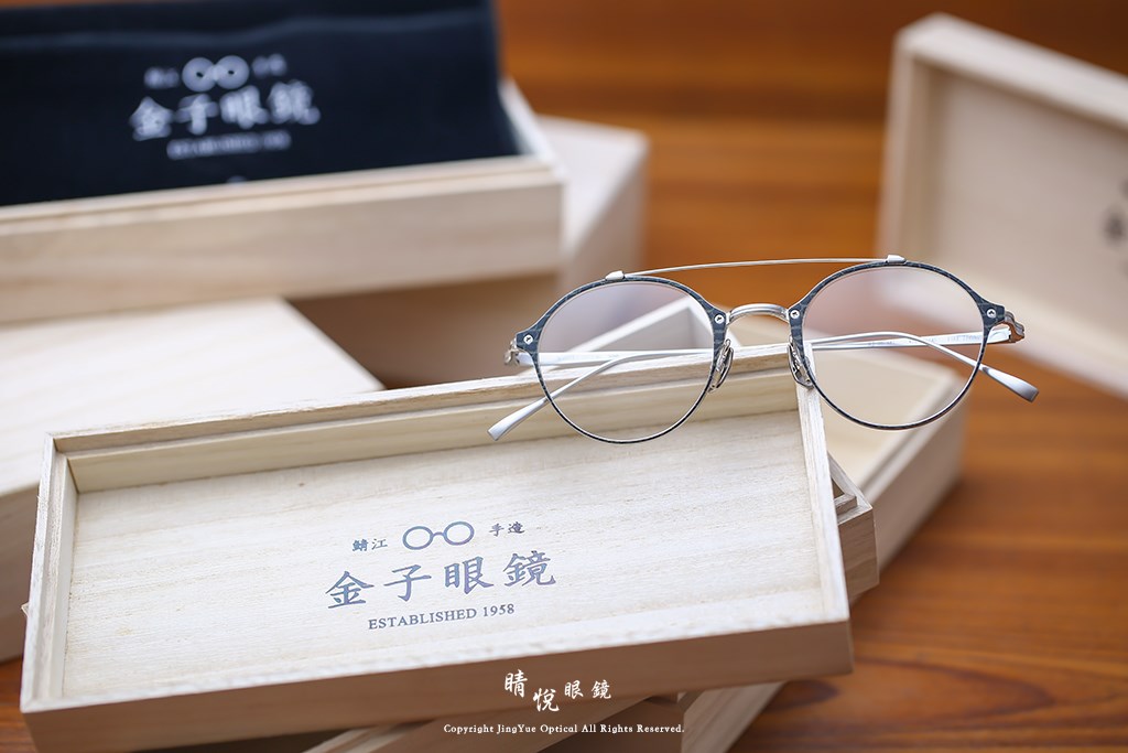 睛悦眼鏡,金子眼鏡,kaneko,手工眼鏡,日本手工眼鏡,KJ30,BKL