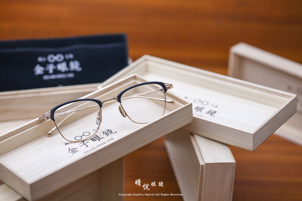 睛悦眼鏡,金子眼鏡,kaneko,手工眼鏡,日本手工眼鏡,KJ26,BKGP