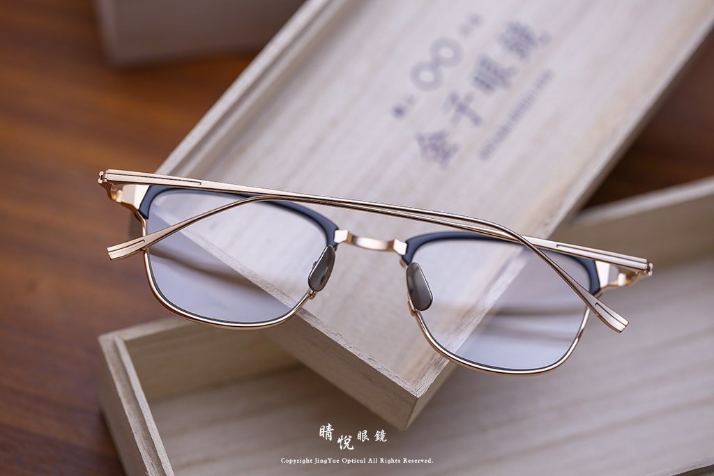 睛悦眼鏡,金子眼鏡,kaneko,手工眼鏡,日本手工眼鏡,KJ26,BKGP