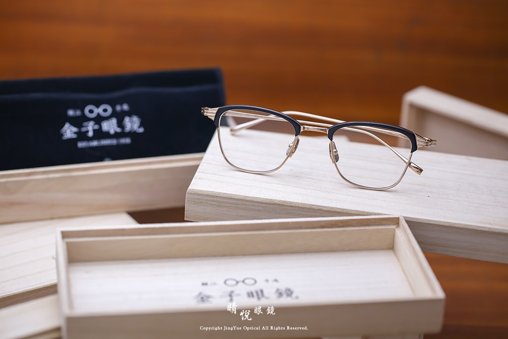 睛悦眼鏡,金子眼鏡,kaneko,手工眼鏡,日本手工眼鏡,KJ26,BKGP