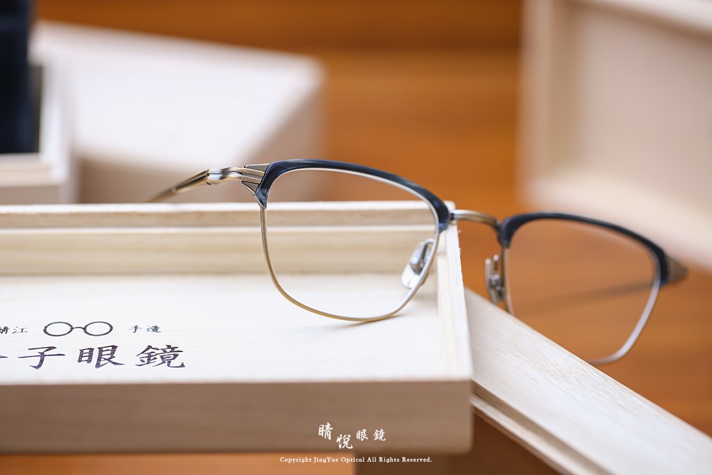 睛悦眼鏡,金子眼鏡,kaneko,手工眼鏡,日本手工眼鏡,KJ26,NVS