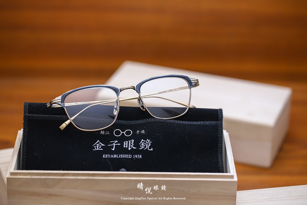 睛悦眼鏡,金子眼鏡,kaneko,手工眼鏡,日本手工眼鏡,KJ26,NVS