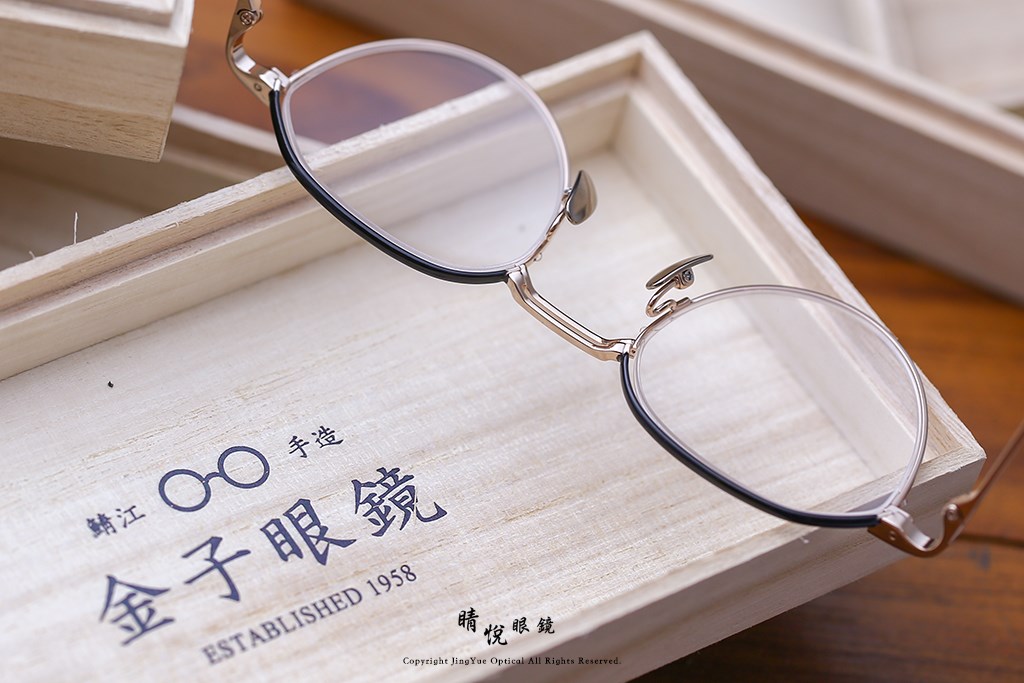 睛悦眼鏡,金子眼鏡,kaneko,手工眼鏡,日本手工眼鏡,KM20,BKGP