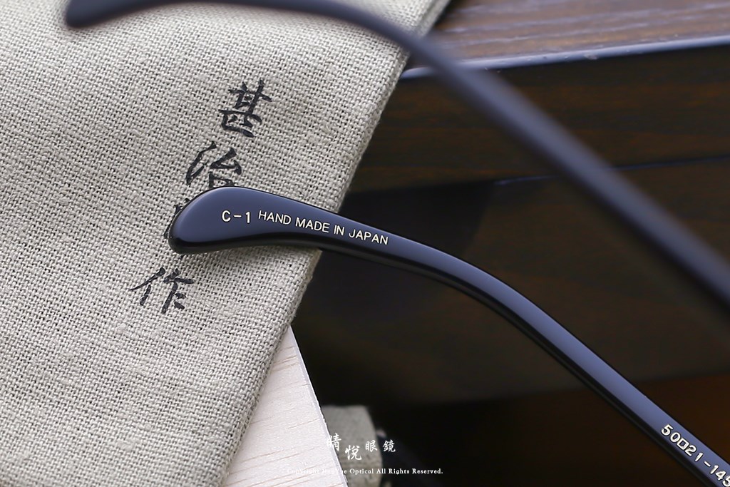 睛悦眼鏡,角矢甚治郎,手工眼鏡,日本手工眼鏡,賽璐珞,Celluloid,明治維新,伊藤博文,C1
