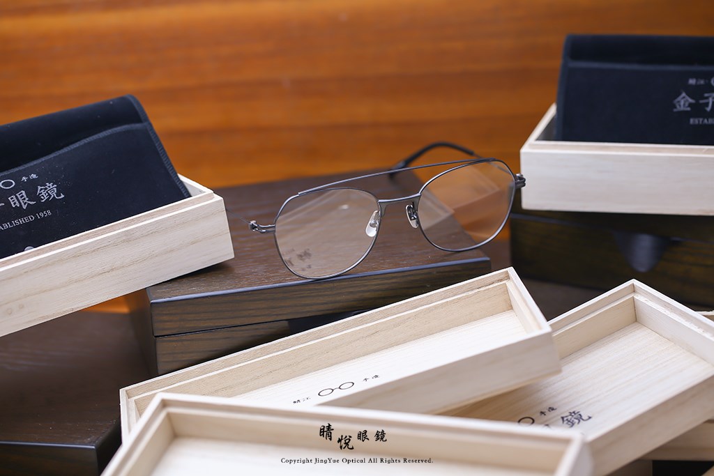 睛悦眼鏡,金子眼鏡,kaneko,手工眼鏡,日本手工眼鏡,KM38,IPBK