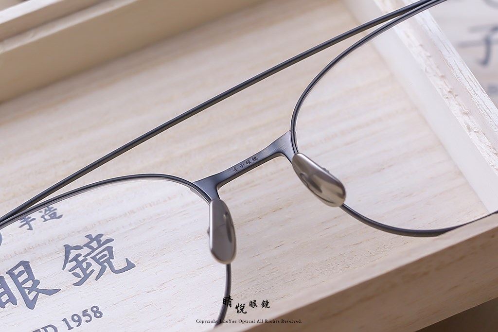 睛悦眼鏡,金子眼鏡,kaneko,手工眼鏡,日本手工眼鏡,KM38,IPBK