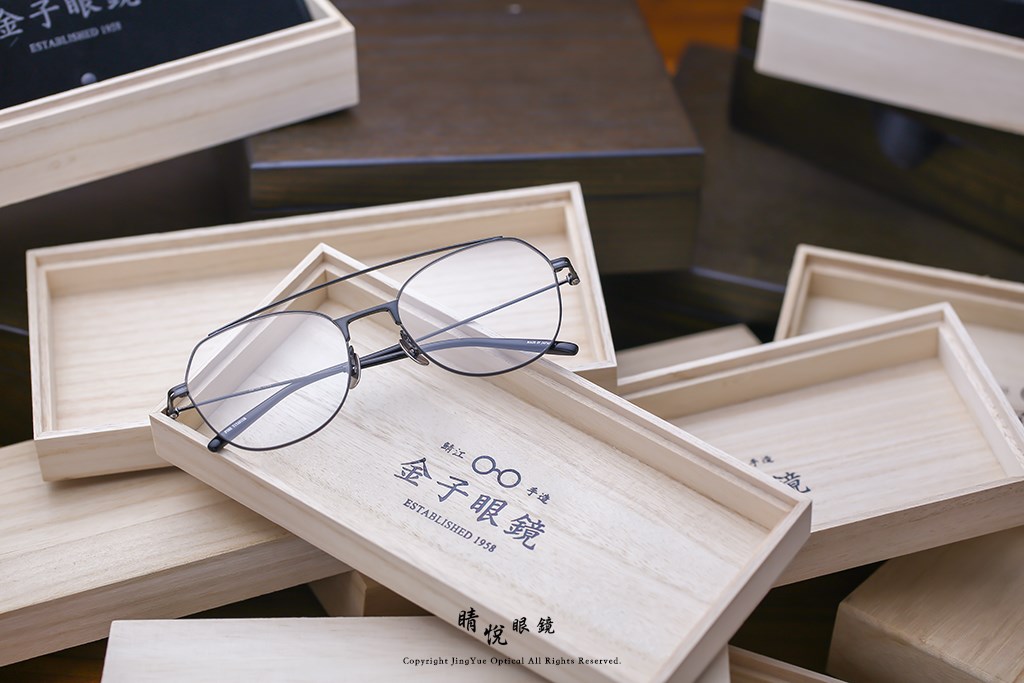 睛悦眼鏡,金子眼鏡,kaneko,手工眼鏡,日本手工眼鏡,KM38,IPBK