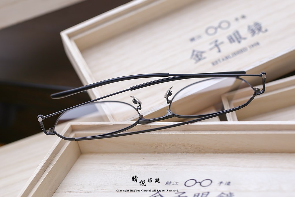 睛悦眼鏡,金子眼鏡,kaneko,手工眼鏡,日本手工眼鏡,KM38,IPBK