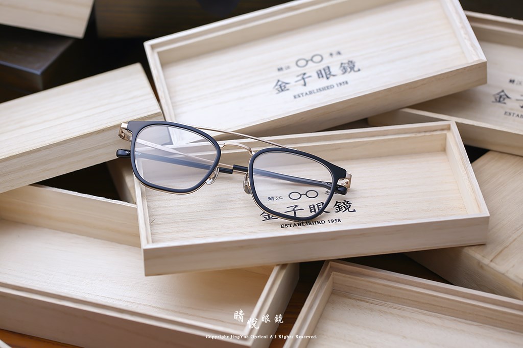 睛悦眼鏡,金子眼鏡,kaneko,手工眼鏡,日本手工眼鏡,賽璐珞,Celluloid,KC46,BRWG