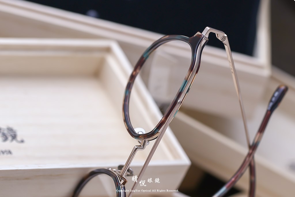 睛悦眼鏡,金子眼鏡,kaneko,手工眼鏡,日本手工眼鏡,KM40,BRGR