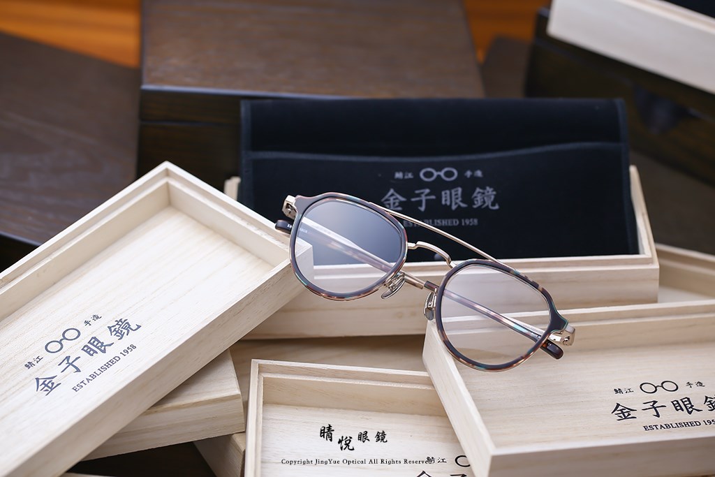 睛悦眼鏡,金子眼鏡,kaneko,手工眼鏡,日本手工眼鏡,KM40,BRGR