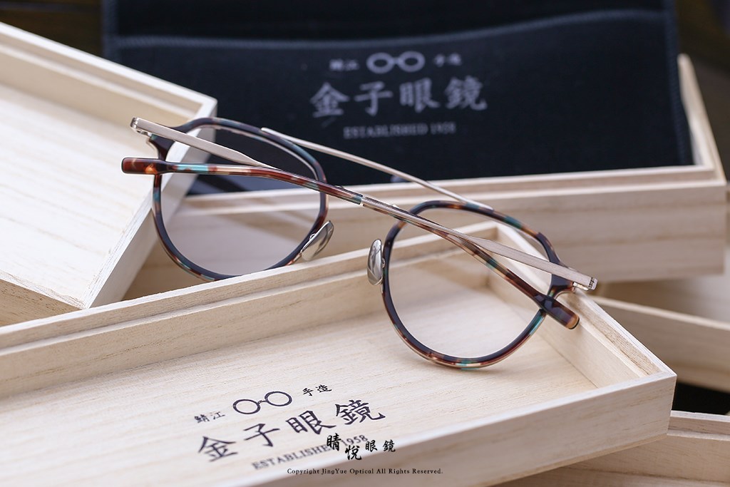 睛悦眼鏡,金子眼鏡,kaneko,手工眼鏡,日本手工眼鏡,KM40,BRGR