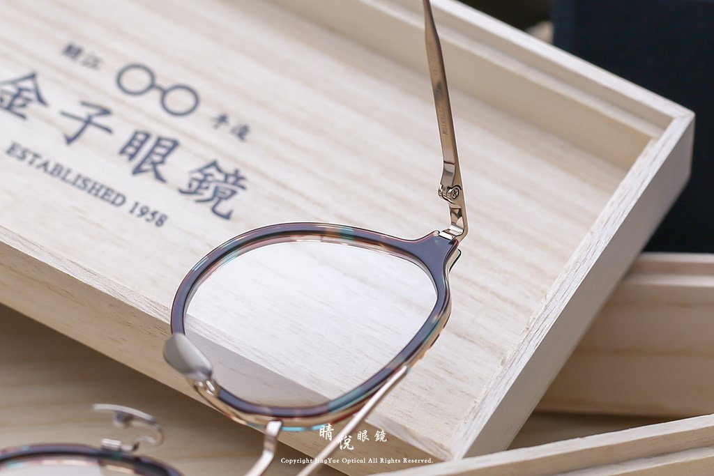 睛悦眼鏡,金子眼鏡,kaneko,手工眼鏡,日本手工眼鏡,KM40,BRGR