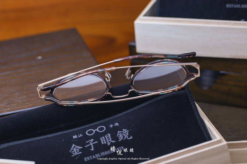 睛悦眼鏡,金子眼鏡,kaneko,手工眼鏡,日本手工眼鏡,KM40,BRGR