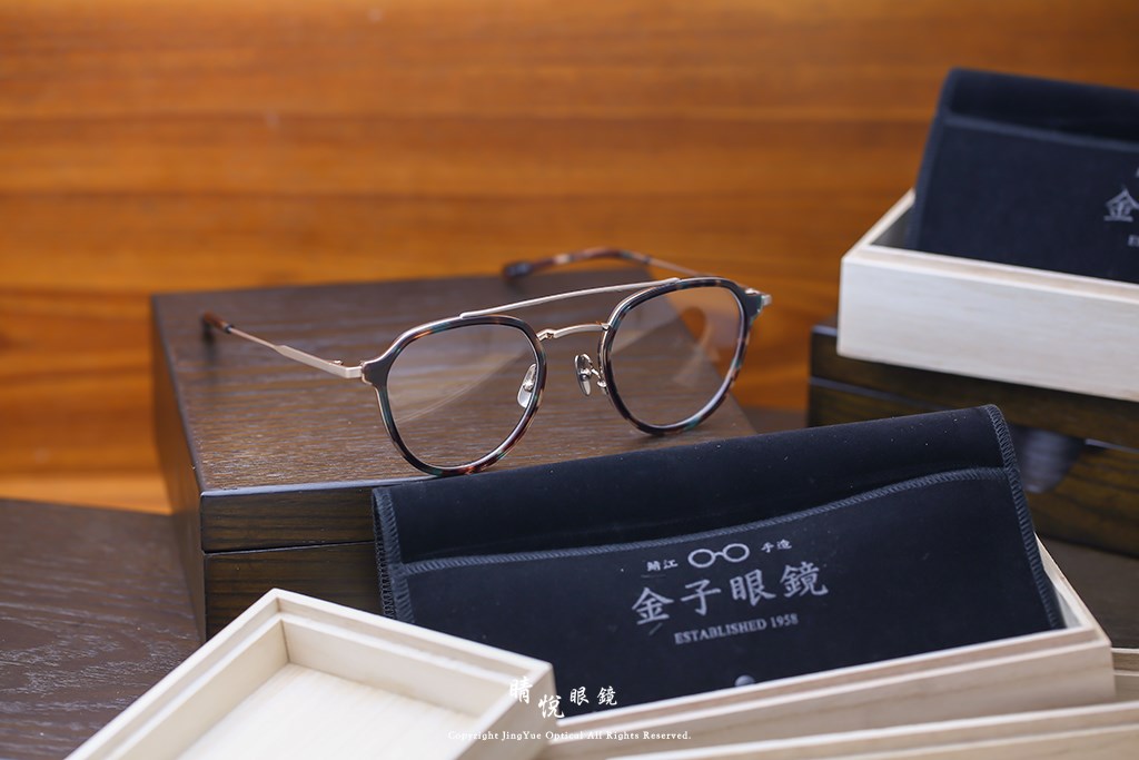 睛悦眼鏡,金子眼鏡,kaneko,手工眼鏡,日本手工眼鏡,KM40,BRGR