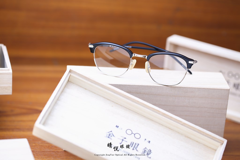 職人工藝 完美呈現 金子眼鏡 KV 系列 KV TA BK 58517 